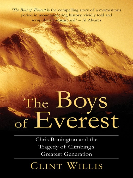 Title details for The Boys of Everest by Clint Willis - Available